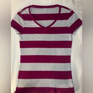 Short Sleeve Striped Tommy Shirt